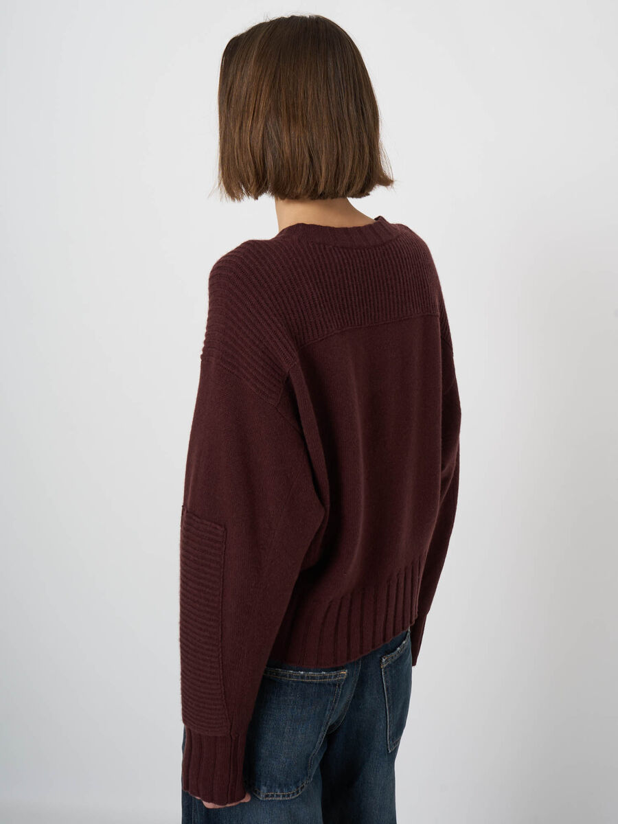 Woll-Kaschmir-Pullover mit Batwing&auml;rmeln image number 6
