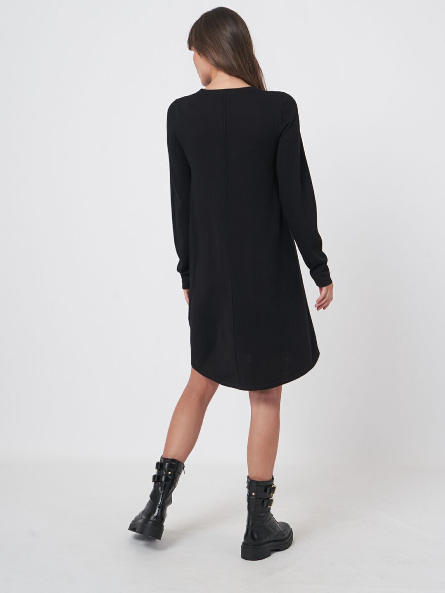 A-Linien-Strickkleid aus Merinowolle image number 1