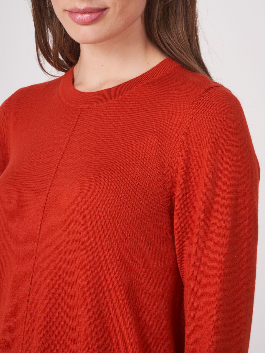 Robe a-line en laine mérinos — élégance réchauffante image number 59