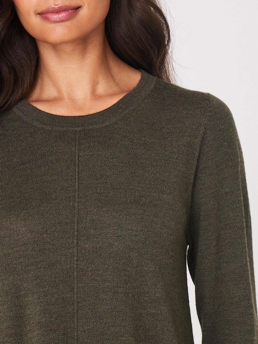 Robe a-line en laine mérinos — élégance réchauffante image number 63