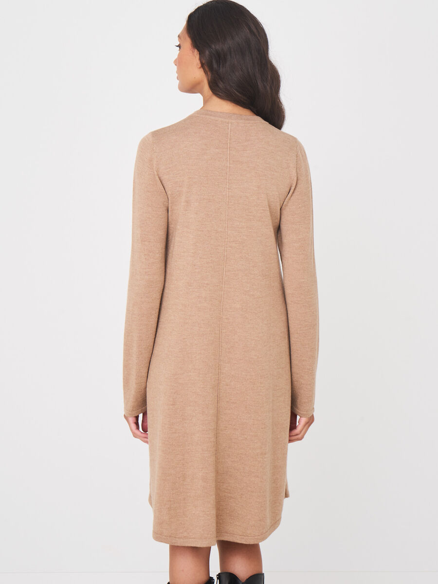 Robe a-line en laine mérinos — élégance réchauffante image number 66