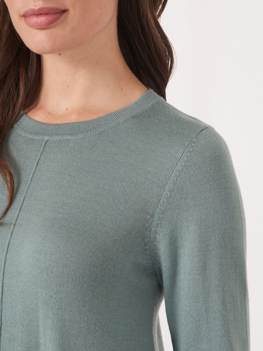 Robe a-line en laine mérinos — élégance réchauffante image number 49