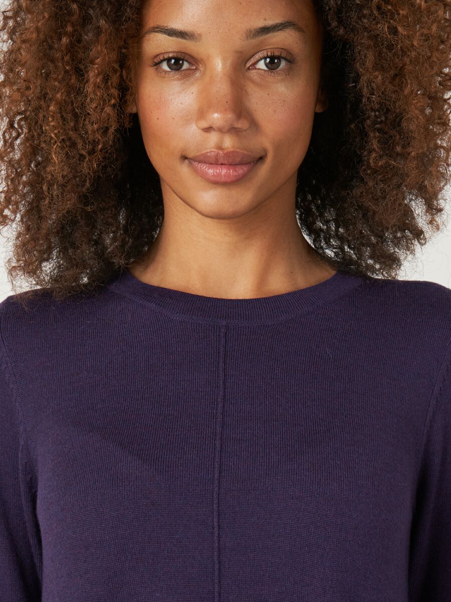 Robe a-line en laine mérinos — élégance réchauffante image number 45