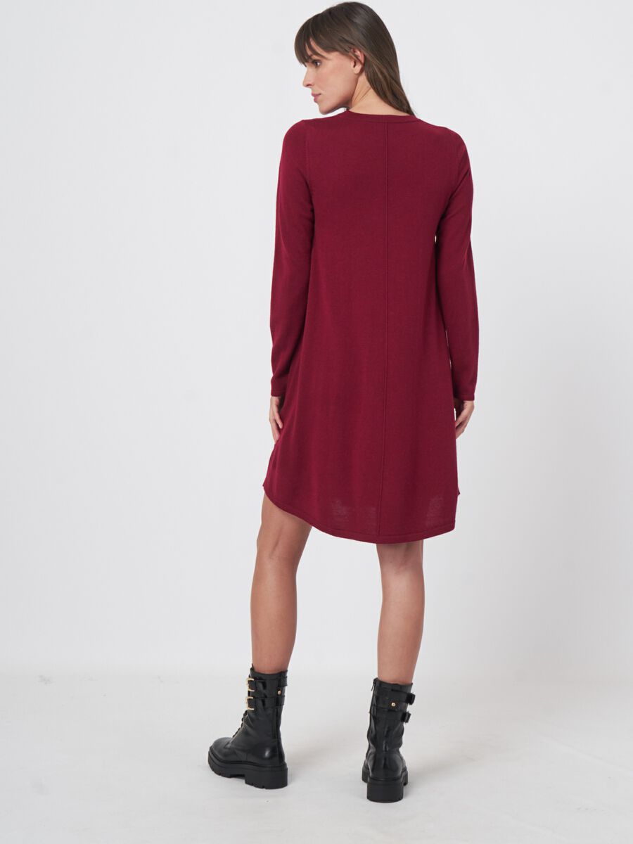 Robe a-line en laine mérinos — élégance réchauffante image number 31