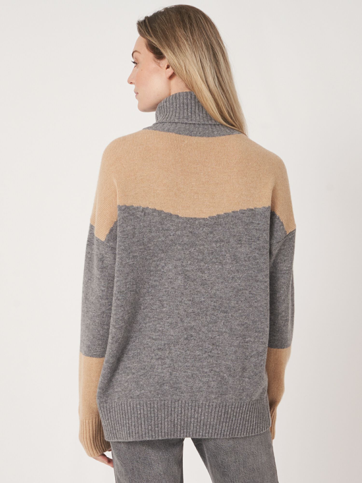 Free people hotsell colorblock turtleneck