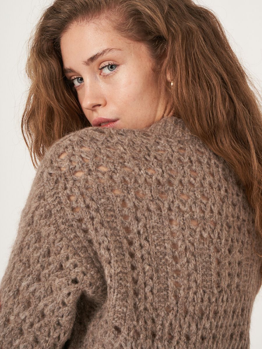 Trui met pointelle details image number 4