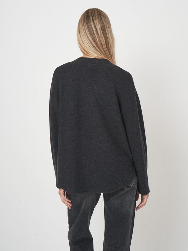 Oversized vest van extra fijne merinowol - comfort & klasse image number 3