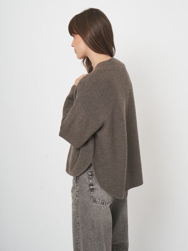 Oversized vest van extra fijne merinowol - comfort & klasse image number 4