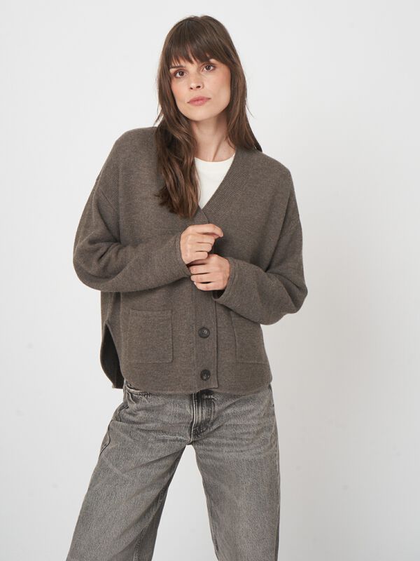 Oversized vest van extra fijne merinowol - comfort & klasse image number 5