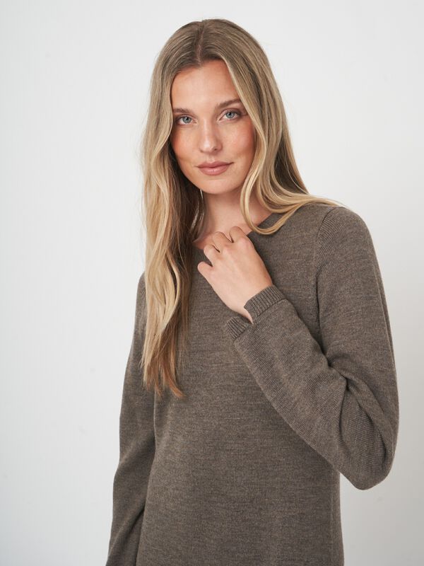 Robe a-ligne femme — mérinos extra doux image number 1