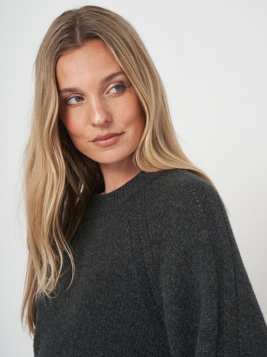 Chunky knit sweater crafted from italian lambswool image number 1