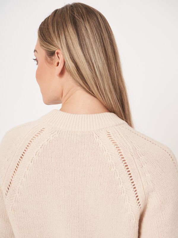 Luxe chunky knit pullover van italiaanse wol image number 6