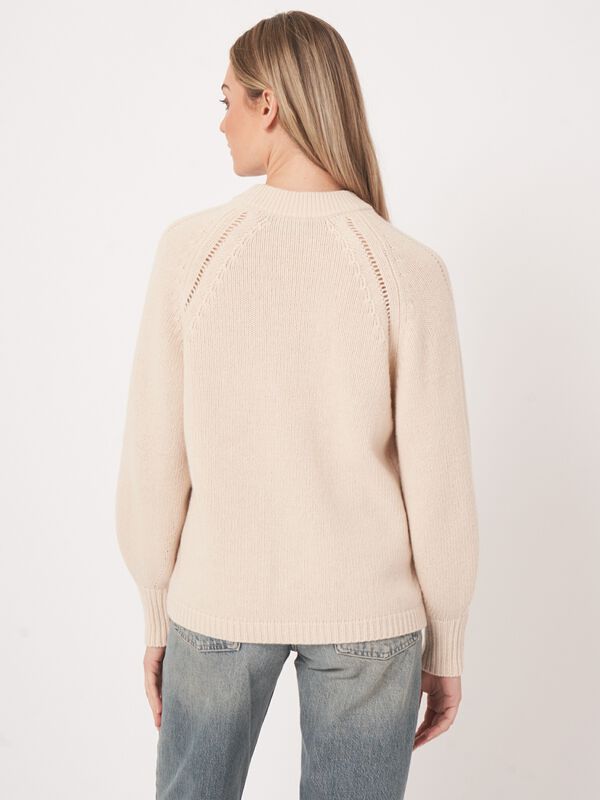 Luxe chunky knit pullover van italiaanse wol image number 7