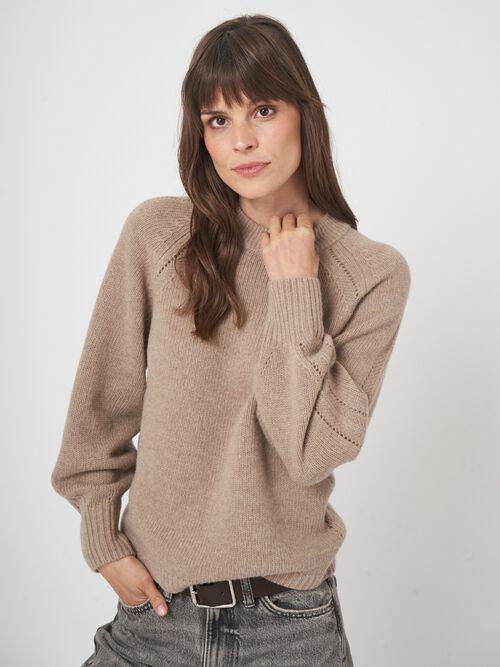 Luxe chunky knit pullover van italiaanse wol