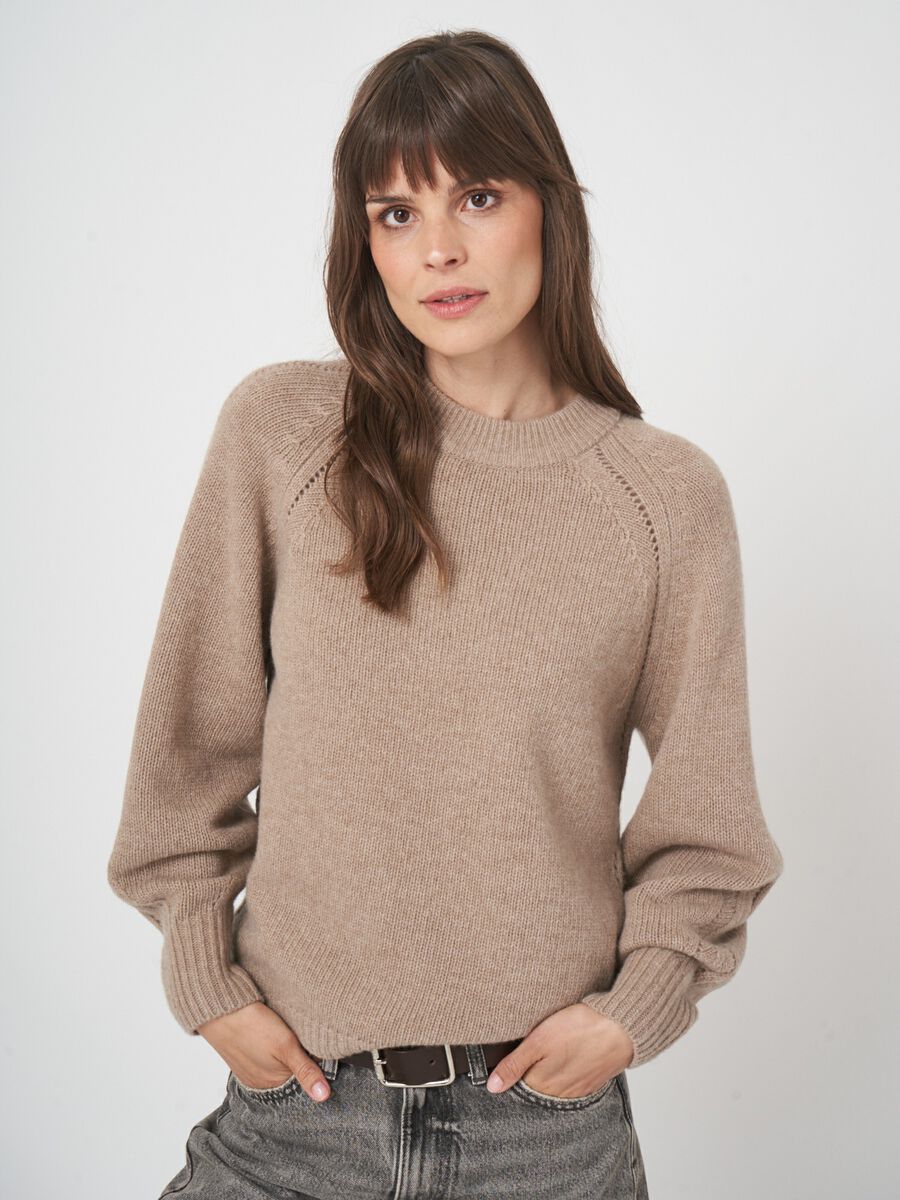 Pull maille épaisse femme — laine d’agneau italienne repeat image number 1