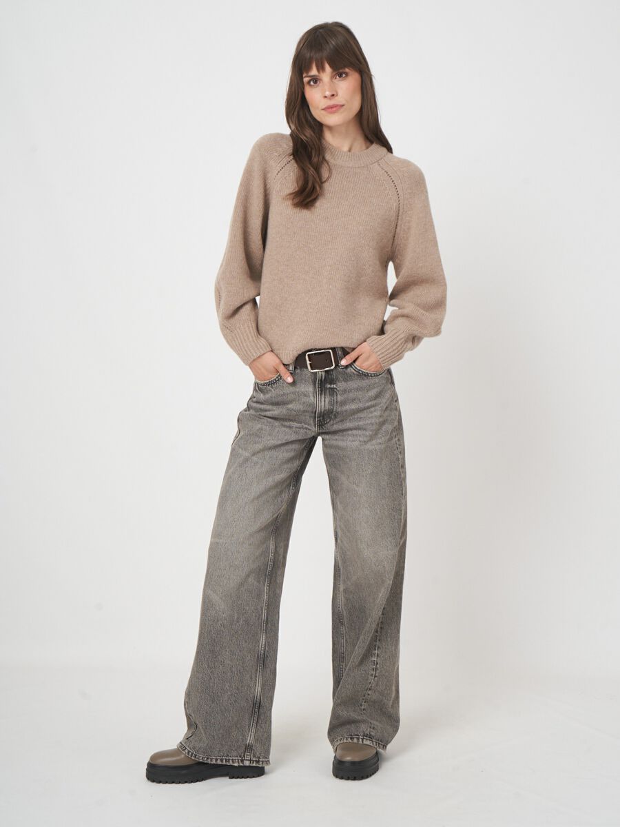 Pull maille épaisse femme — laine d’agneau italienne repeat image number 7