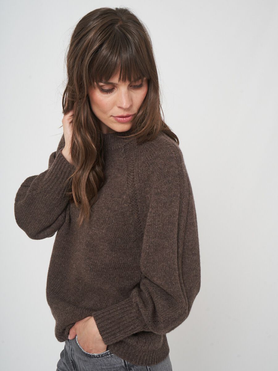 Luxe chunky knit pullover van italiaanse wol image number 0