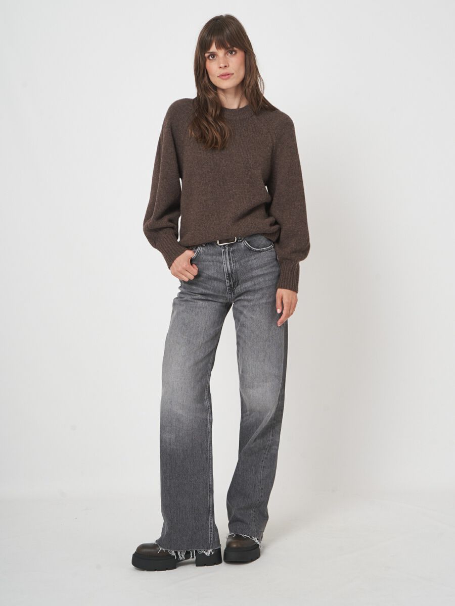 Luxe chunky knit pullover van italiaanse wol image number 7