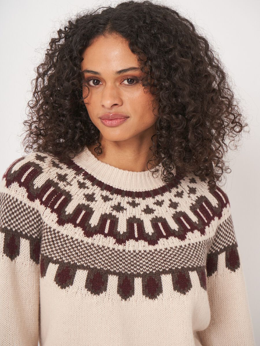 Mehrfarbiger Intarsia-Pullover - REPEAT Cashmere Strick image number 4