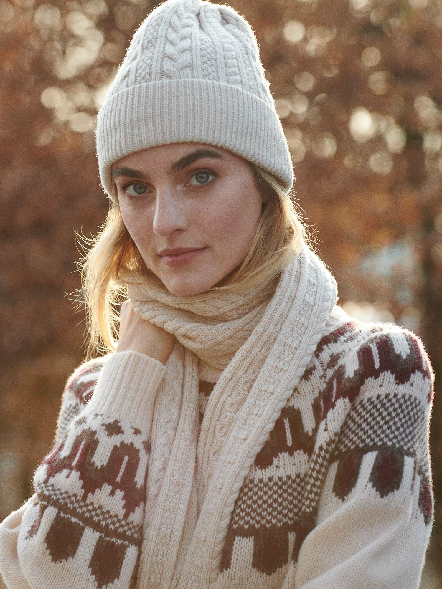 Multicoloured Intarsia Lambswool Sweater | REPEAT cashmere