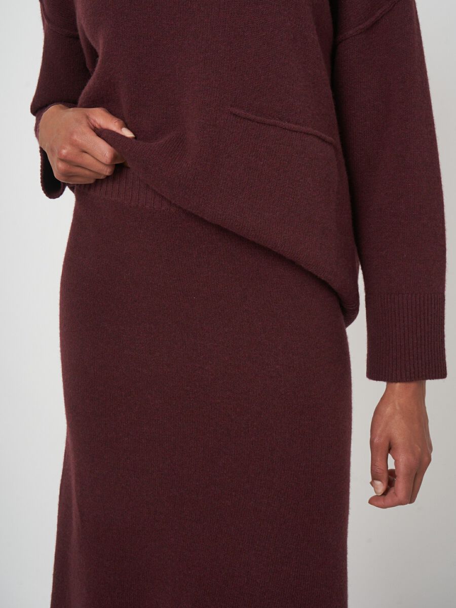 Jupe a-line femme — laine d’agneau italienne & élégance image number 1