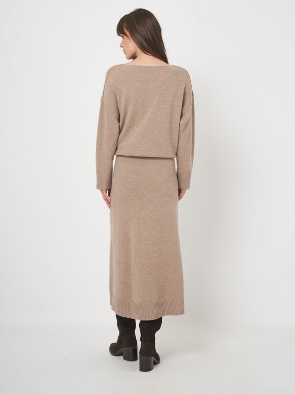 A-Linien-Rock aus italienischer Lammwolle - REPEAT Cashmere image number 2