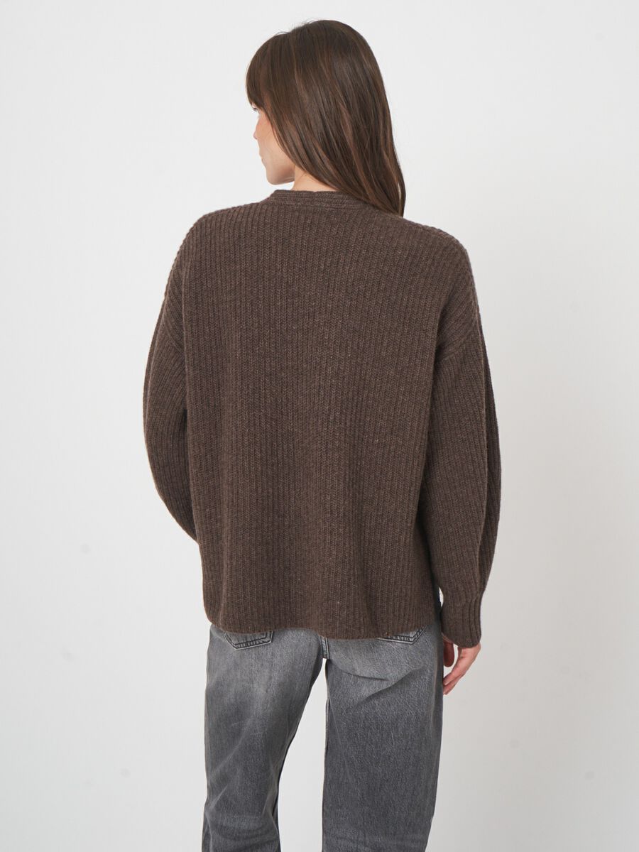 Gilet oversize femme — col v & poches fonctionnelles image number 5