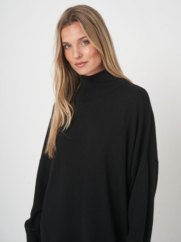 Robe maille mérinos femme — coupe longue & douceur repeat image number 1