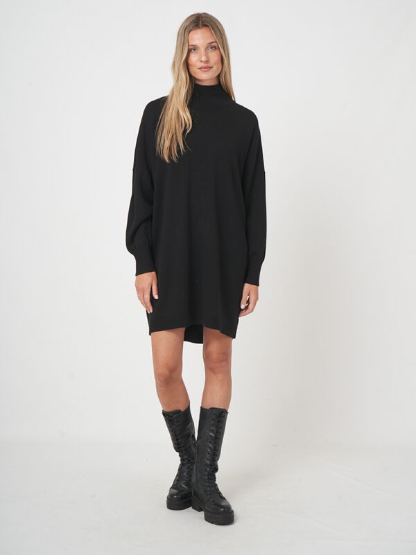 Robe maille mérinos femme — coupe longue & douceur repeat image number 3