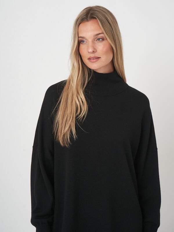 Robe maille mérinos femme — coupe longue & douceur repeat image number 4