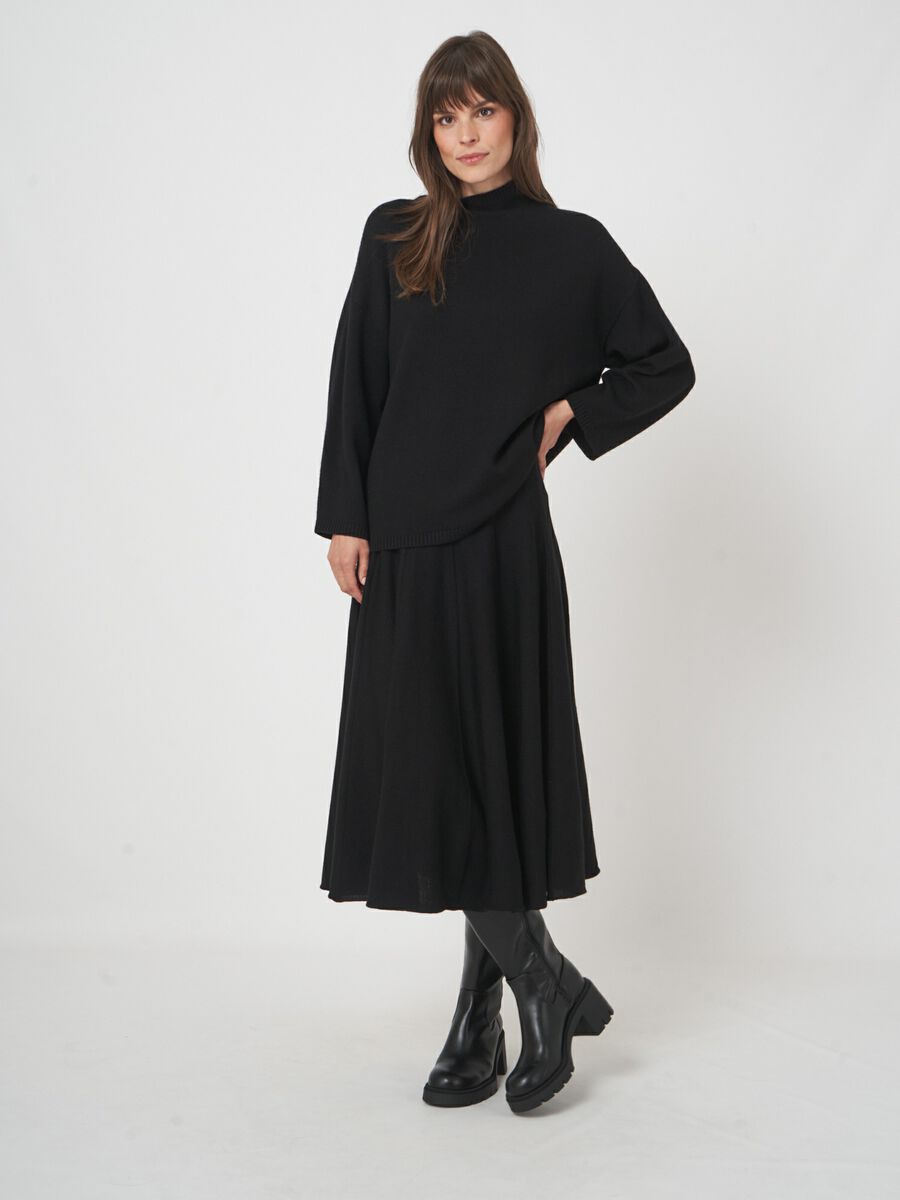 Merinopullover mit 3/4-Ärmeln und Stehkragen image number 7