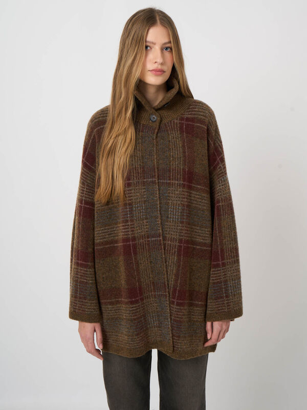 Wool-Alpaca Jacquard Jacket Cardigan image number 2