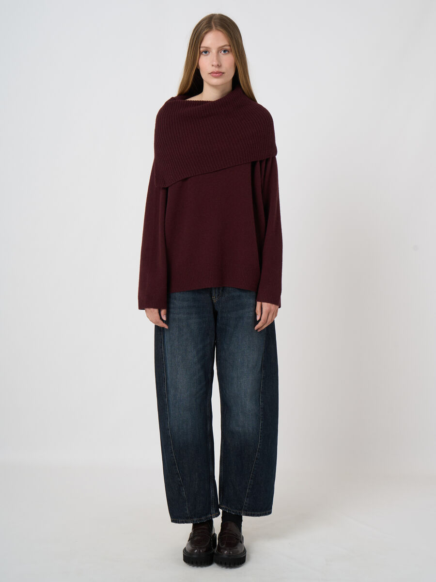 Pullover aus italienischer Lammwolle mit breiten B&uuml;ndchen image number 3