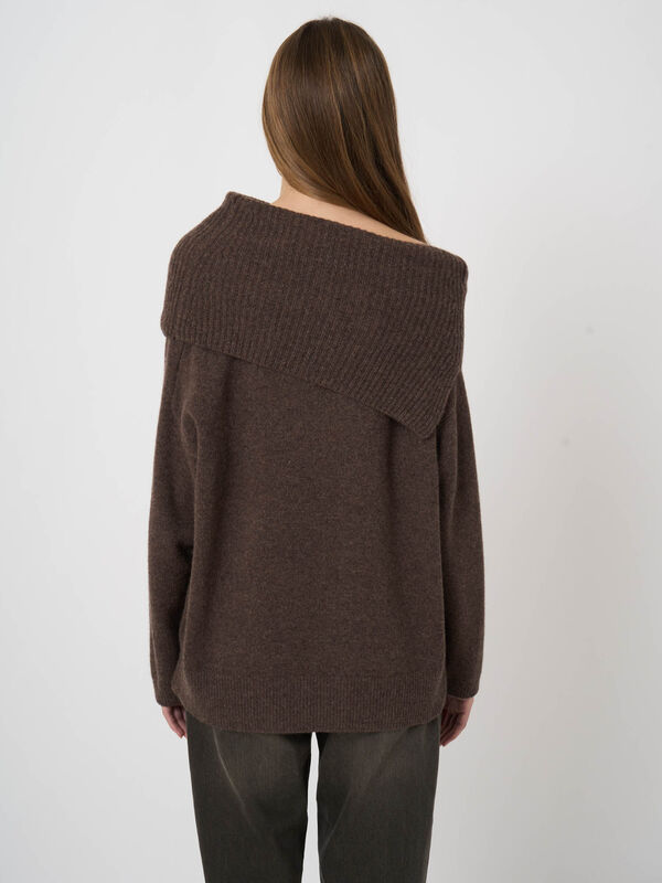 Pullover aus italienischer Lammwolle mit breiten B&uuml;ndchen image number 4