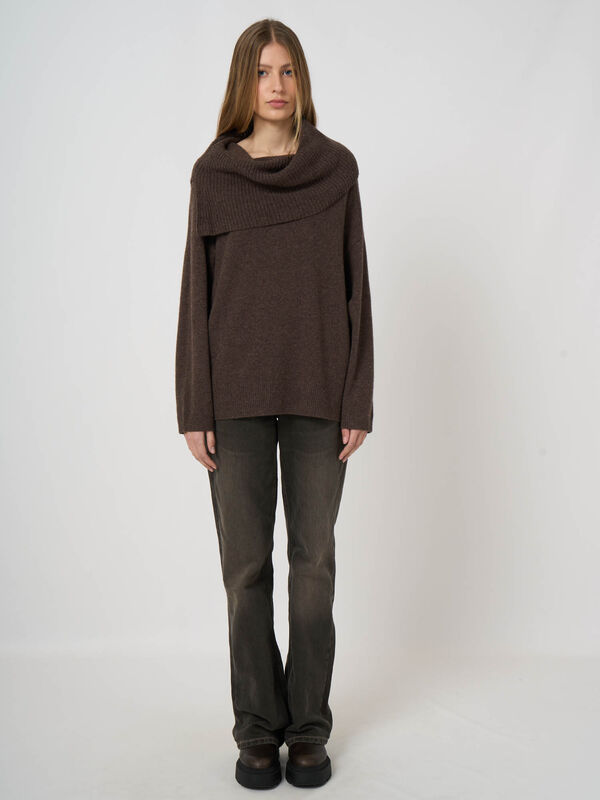 Pullover aus italienischer Lammwolle mit breiten B&uuml;ndchen image number 6