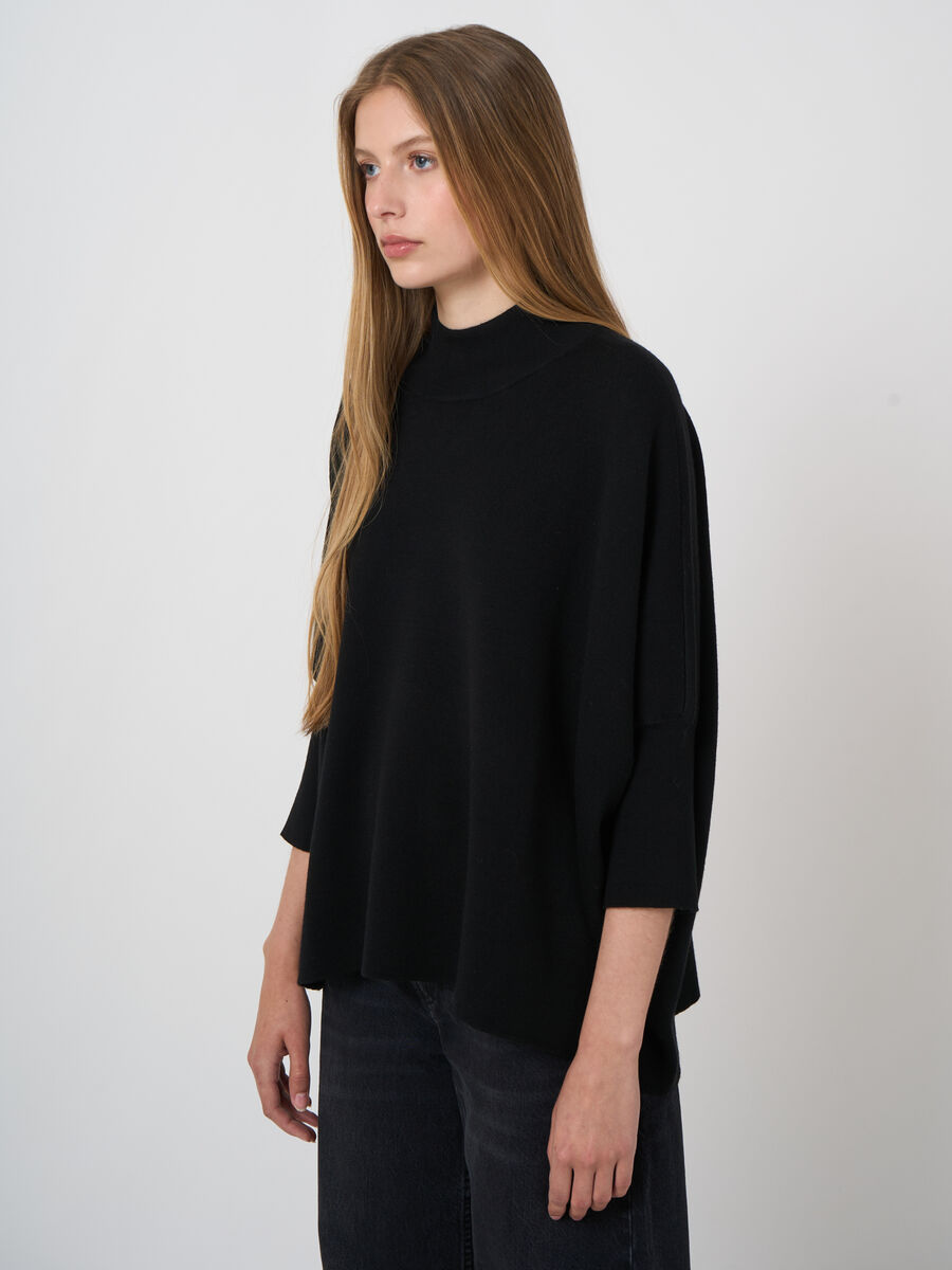 Merinowollpullover mit Stehkragen image number 1