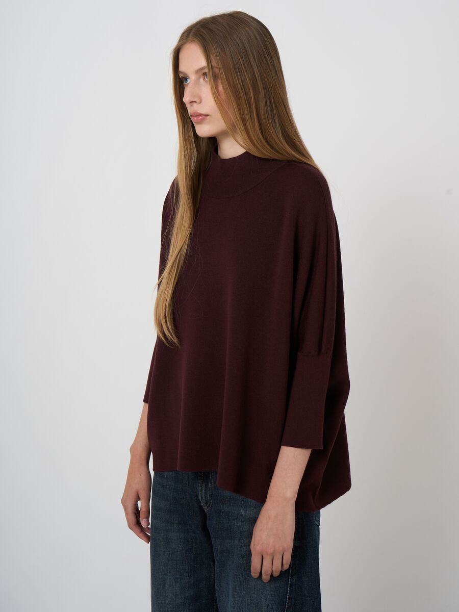 Merinowollpullover mit Stehkragen image number 1
