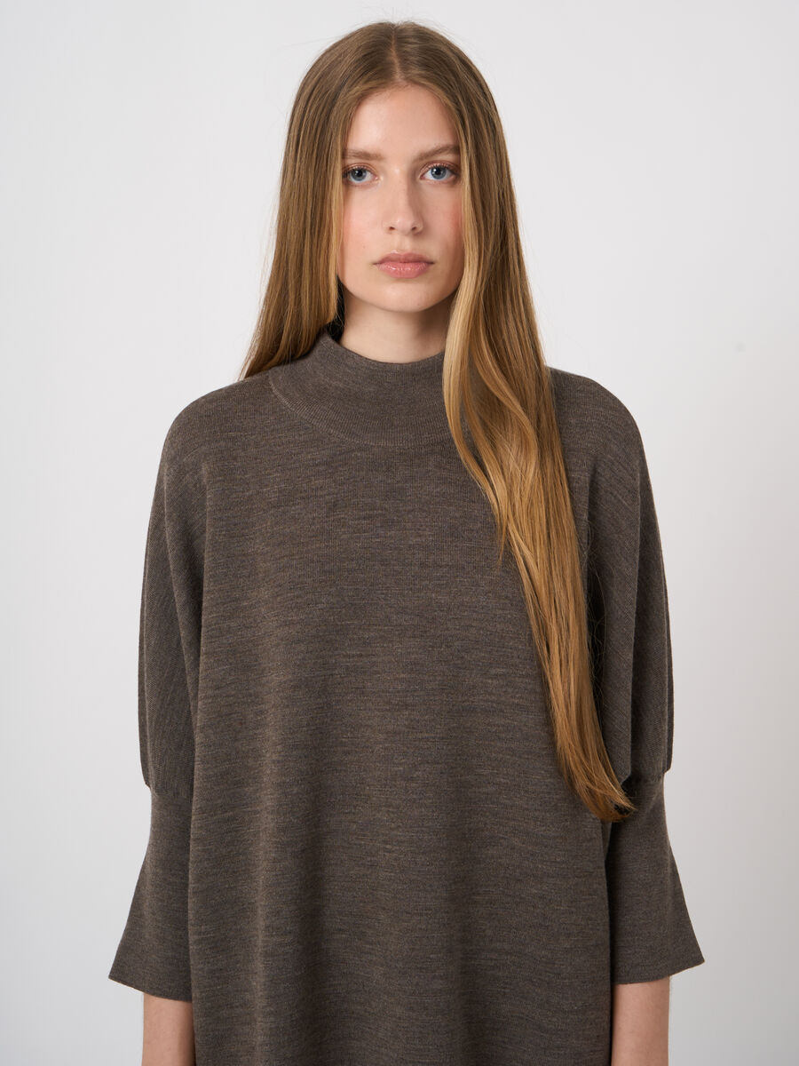 Merinowollpullover mit Stehkragen image number 3