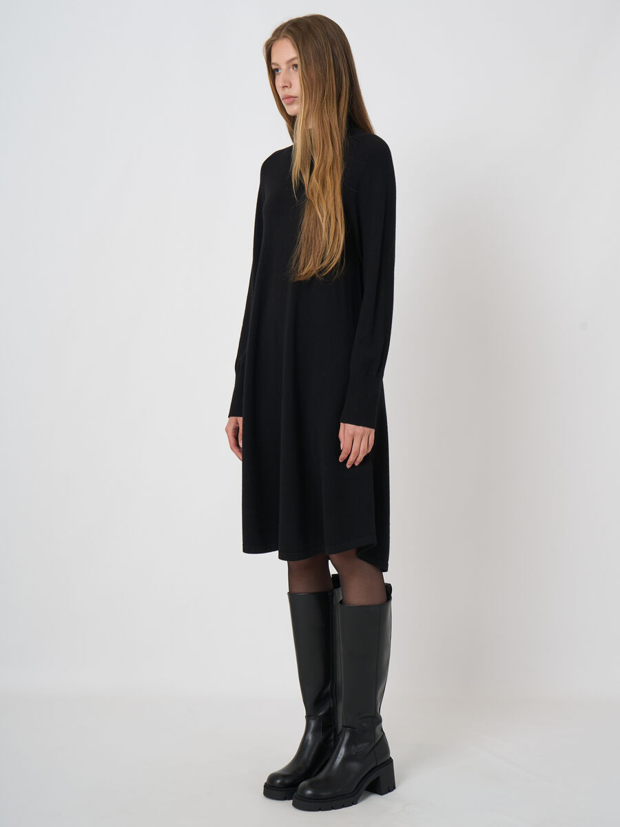 Merinowollkleid mit Stehkragen image number 2
