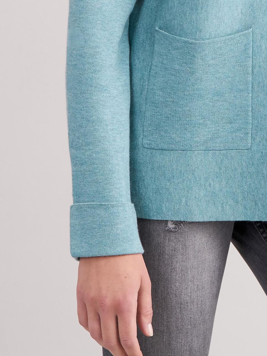 Boat neck sweater with pockets image number 34