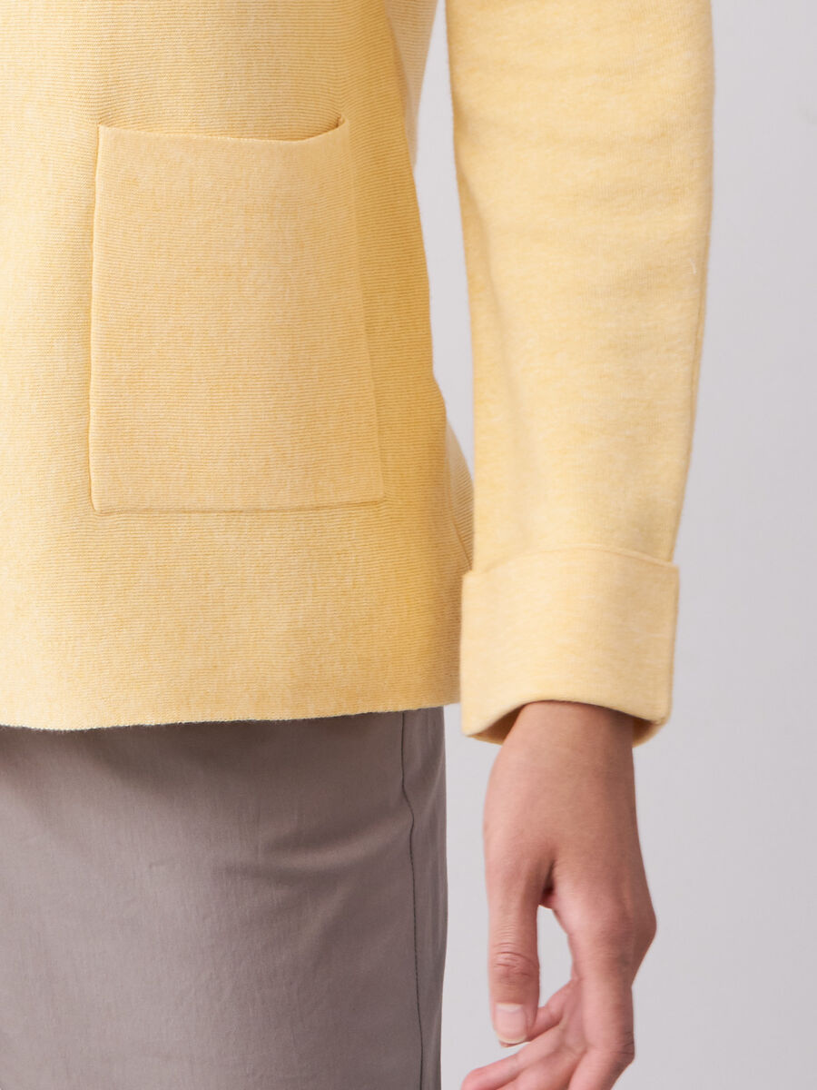 Boat neck sweater with pockets image number 50