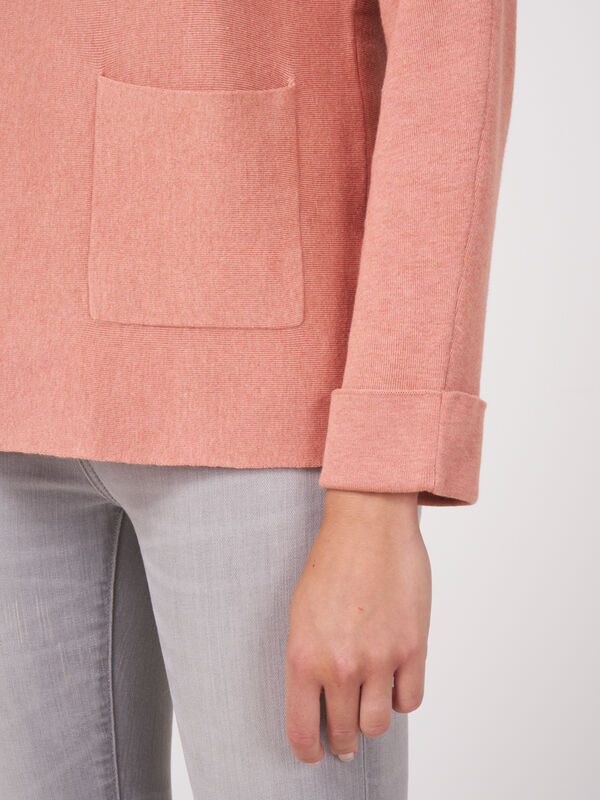 U-Boot-Pullover mit Vordertaschen image number 2