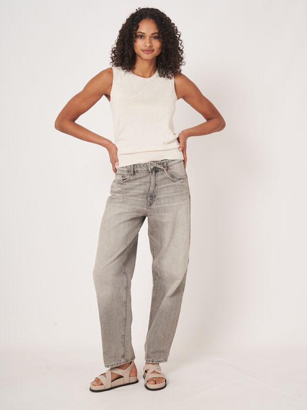 Gestricktes Basic-Tanktop aus Baumwollmischung image number 4