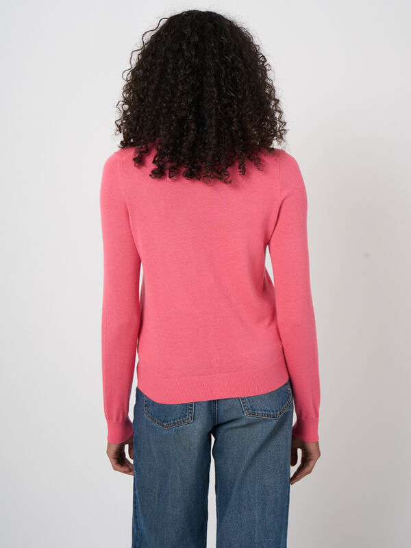 Feinstrick-Cardigan aus Baumwollmix mit Knopfleiste image number 3