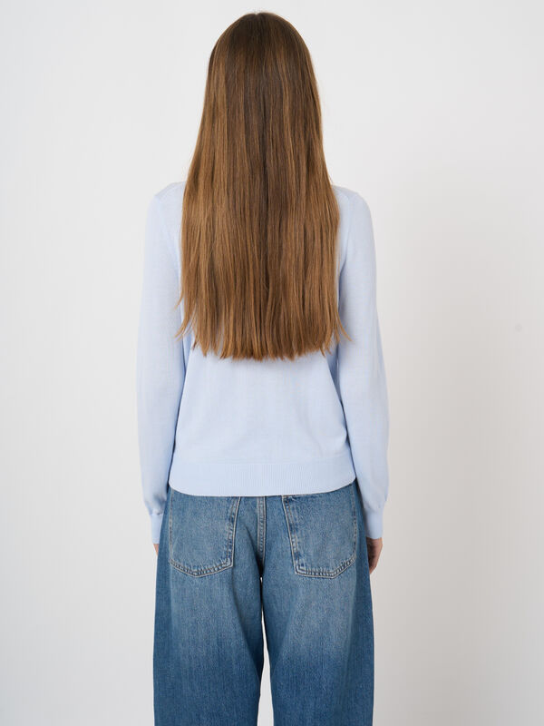 Feinstrick-Cardigan aus Baumwollmix mit Knopfleiste image number 3