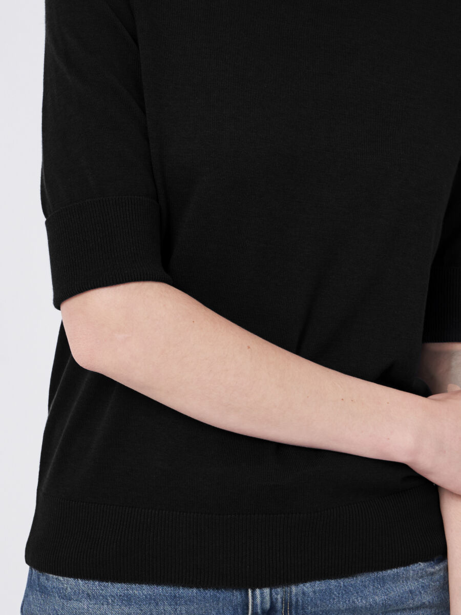 Fine-knit cotton-blend cardigan image number 2