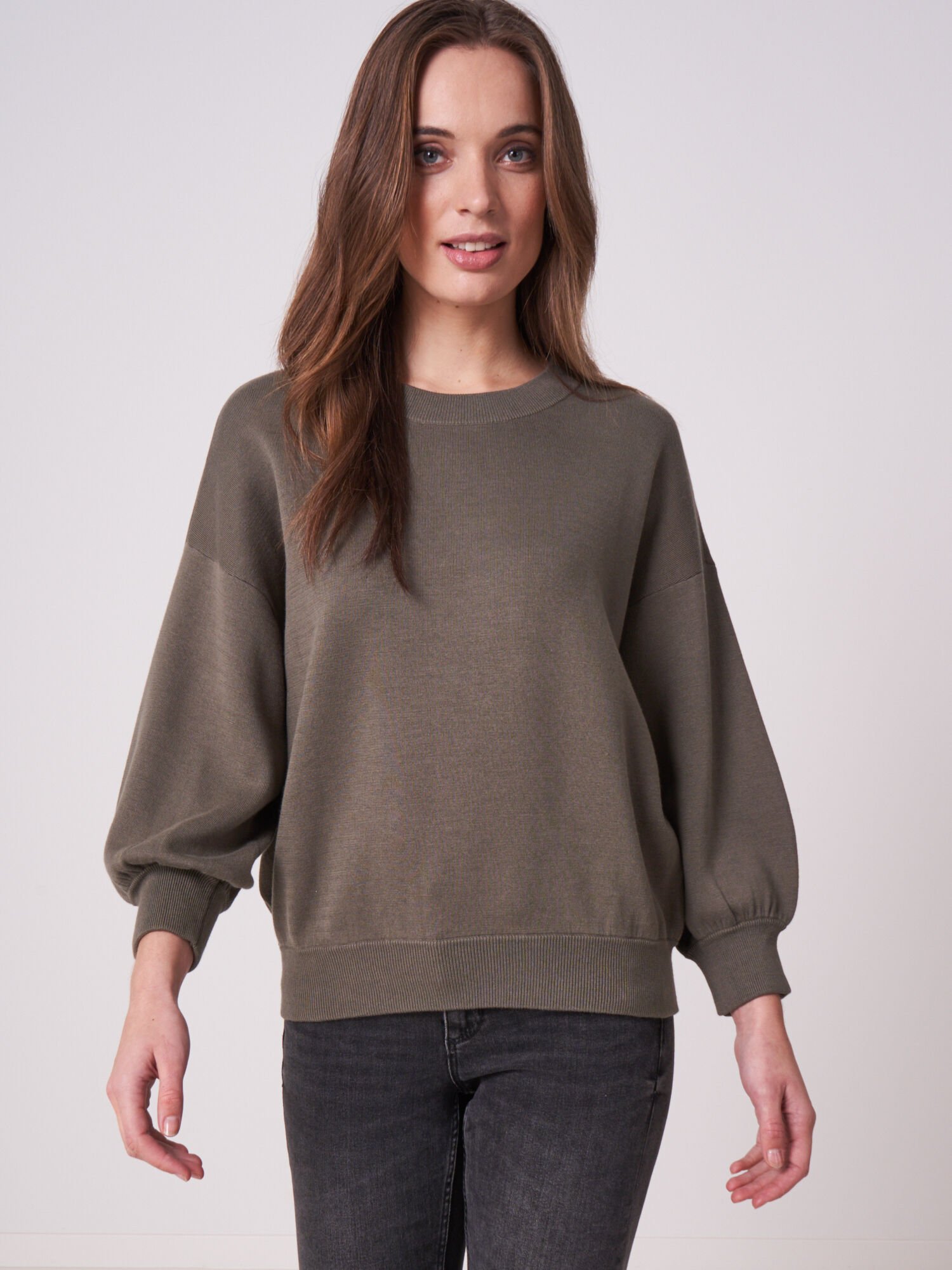 Pure discount cotton sweatshirt