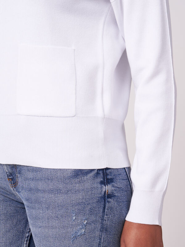 Pull d&eacute;contract&eacute; &agrave; manches larges image number 2