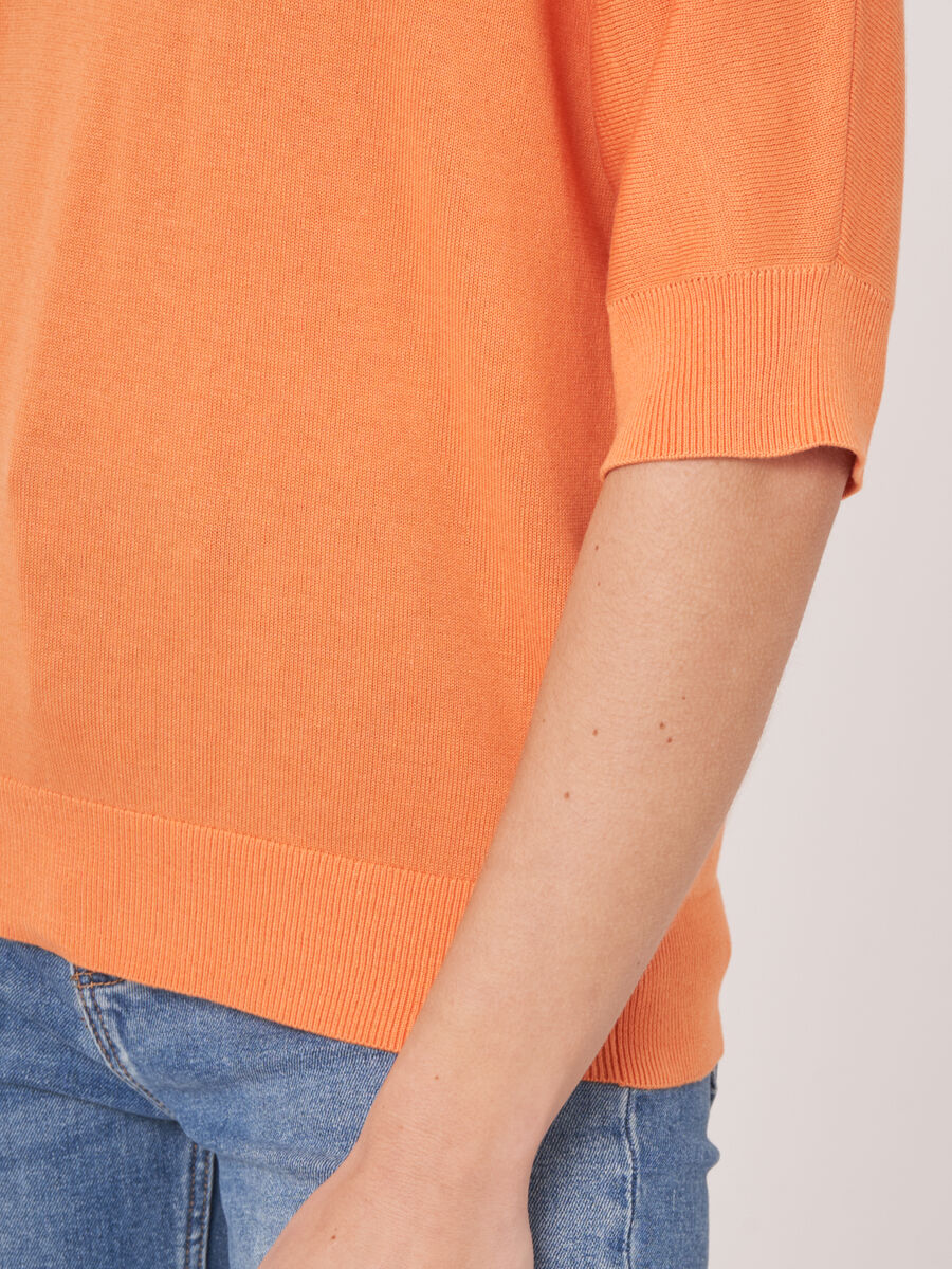 Pullover mit Polokragen aus Baumwollmischung image number 4