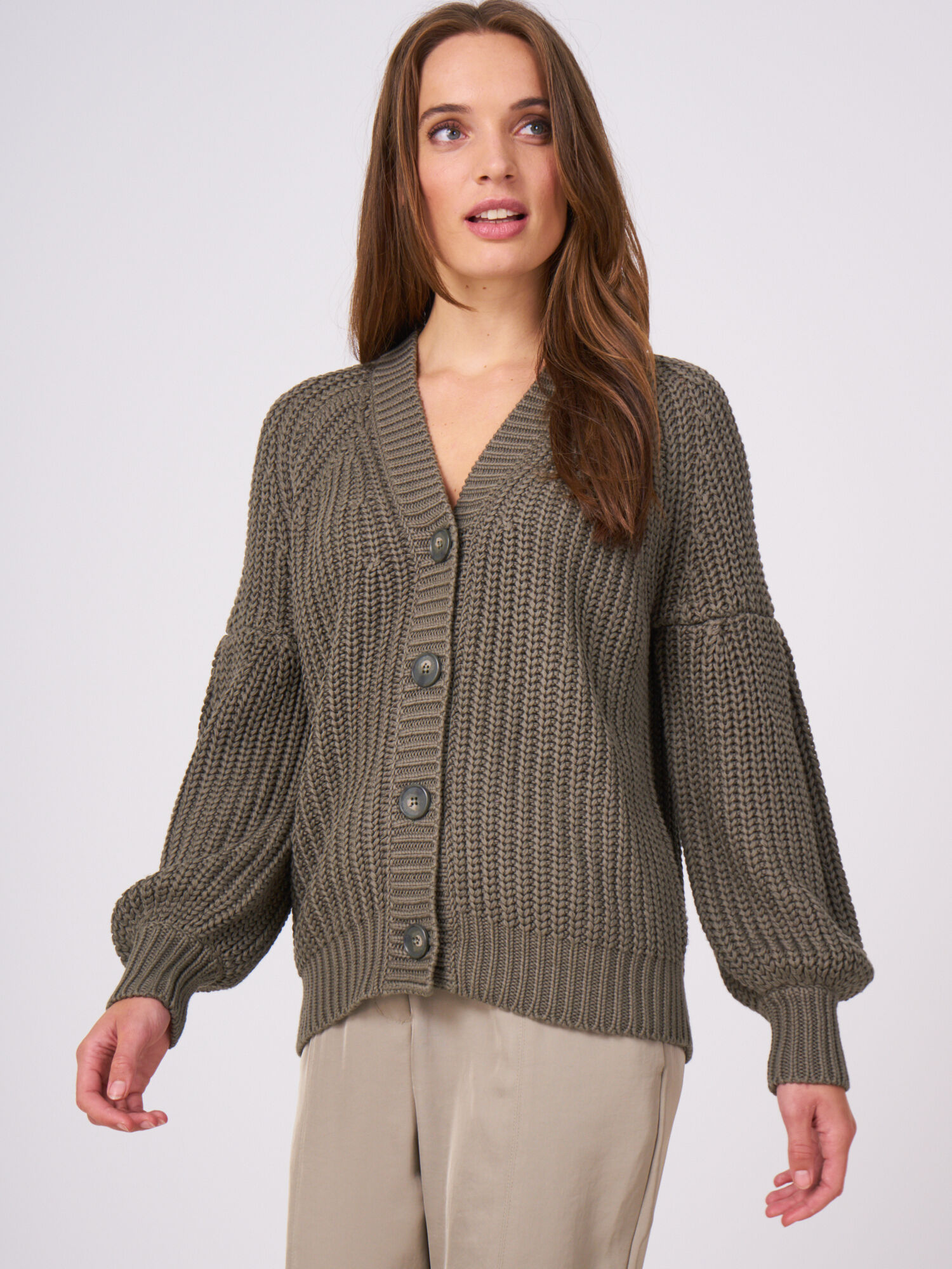 Chunky 2025 ribbed cardigan